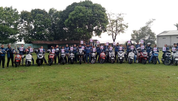 Pemdes Dangdeur Kompak!! Gelar Touring Jelajah Banten 2025