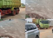 Lalu Lalang Truk Pengangkut Tanah Proyek BSD Diduga Rusak dan Kotori Jalan