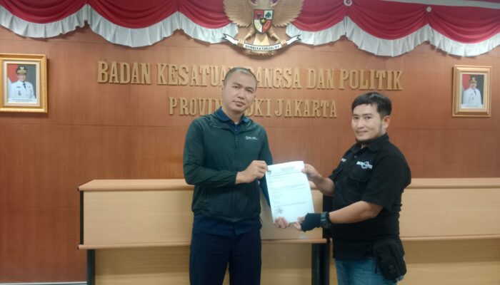 DPD DKI Jakarta Asosiasi Keluarga Pers Indonesia (AKPERSI) Serahkan Berkas Izin Tanda Daftar ke Kesbangpol