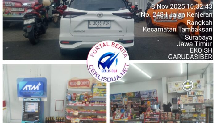 Polsek Tambaksari Bersama Tim Inafis Polrestabes Surabaya Selidiki Adanya Pembobolan Alfamart Kenjeran Rangkah