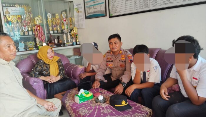 Polsek Sukolilo Gagalkan Aksi Tawuran Dua Geng Pelajar di Bumi Perkemahan Sonokeling