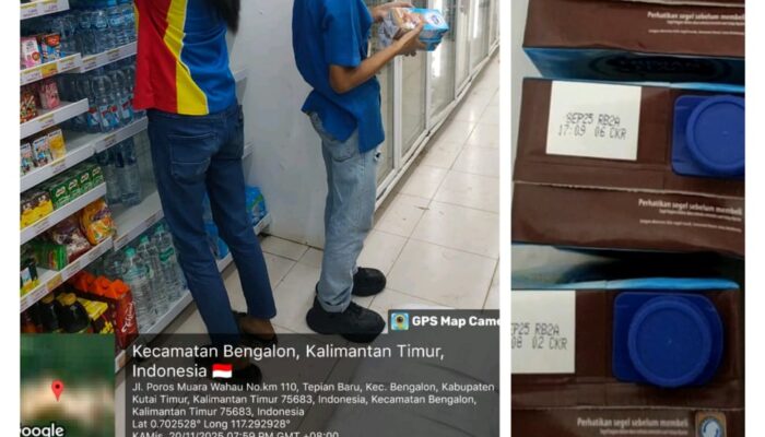 Viral! Indomaret di Rantau Pulung Diduga Jual Susu Kedaluwarsa, Supervisor Minta Berita Tidak Naik ke Media.