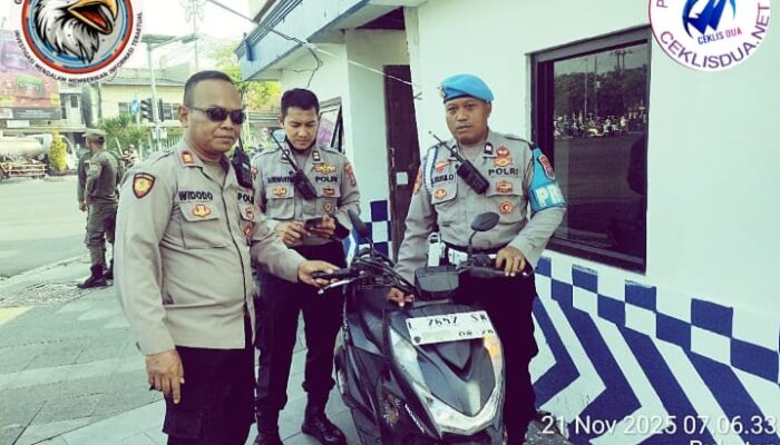 Wakapolsek Bubutan AKP WIDODO S.E. Lakukan Kontrol Ketat Personil: Pastikan Giat Operasi Zebra Semeru 2025 Berjalan Profesional dan Humanis