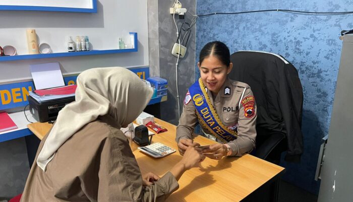 Satpas 1423 Polresta Cilacap Tingkatkan Layanan Informasi Pembuatan SIM