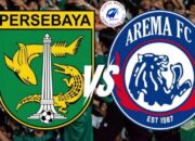 Diwarnai Satu Kartu Merah, Derby Jatim Persebaya Vs Arema Berakhir 1-1