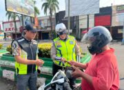 Operasi Zebra: Satlantas Polresta Pati Beri Edukasi dan Teguran Humanis kepada Pengendara