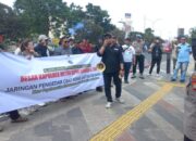 Aksi Masa Geruduk Polres Depok Suarakan Bongkar dan Tangkap Para Pengedar Obat Daftar G