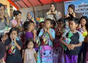 Polres Lumajang Dampingi Anak-anak Pengungsi Semeru: Beri Hiburan dan Pulihkan Trauma