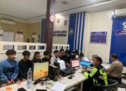Operasi Zebra Semeru Polres Lamongan Amankan 9 Remaja dan 3 Motor Balap Liar