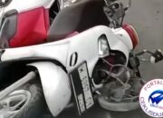 Seorang Pengendara Motor Scoopy Meninggal Dunia Dilokasi Setelah Dilindas Truk Trailer di Jalan Raya Desa Tenaru, Driyorejo
