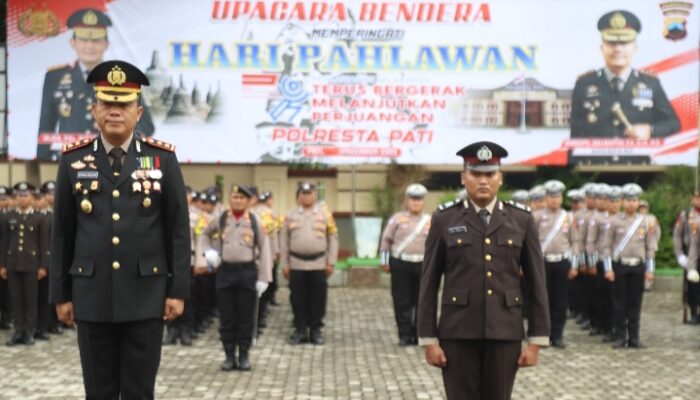 Wakapolresta Pati Ajak Anggota Jadikan Semangat Pahlawan Sebagai Api Pengabdian