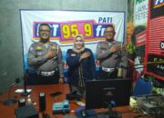Satlantas Polresta Pati Sosialisasikan Operasi Zebra Candi 2025 Lewat Siaran Radio