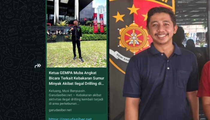 Kapolres Musi Banyuasin Sombong!!! Tidak Mau Menanggapi Informasi Dari Ketua Gempa Muba