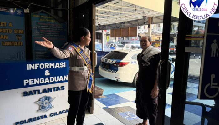 Satpas 1423 Polresta Cilacap berikan pelayanan secara humanis kepada masyarakat