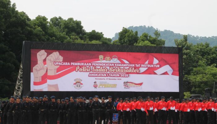Pelatihan Polisi Sadar Berkarakter, Langkah Fundamental Transformasi Kultural Polri
