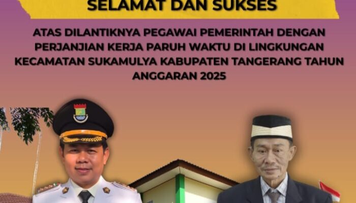 Camat Sukamulya Sambut PPPK Paruh Waktu