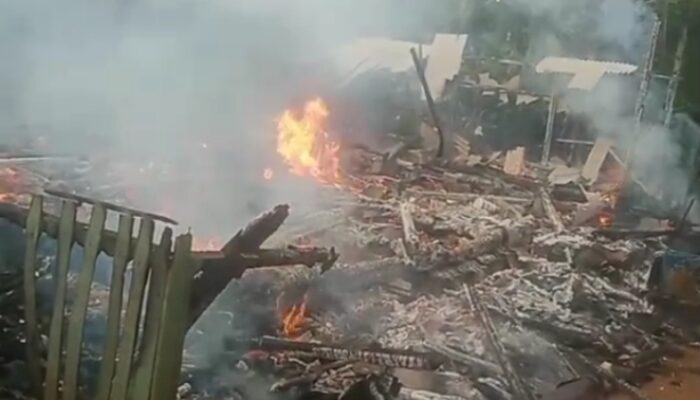 Kebakaran Lalap Rumah Warga di Kampung Cilembu, Diduga Akibat Korsleting Listrik