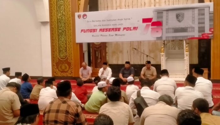 Doa Bersama HUT Reserse, Kapolres: Spiritual Perkuat Mental