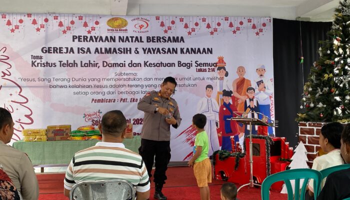 Polres Jember Berbagi Kasih ke Panti Asuhan Sambut Perayaan Natal