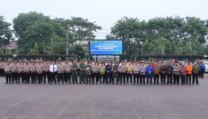 Apel Operasi Lilin Semeru 2025, Polres Pasuruan Perketat Pengamanan Natal dan Tahun Baru