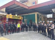 Wujudkan Nataru Aman, Personel Satgas II Preventif Polresta Pati Sisir Jalan Protokol hingga Perbankan