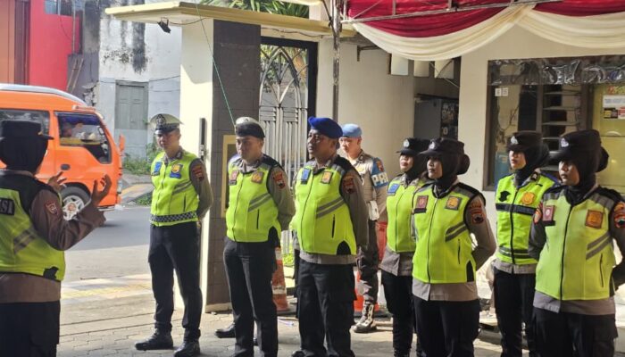 Satgas Preemtif OLC 2025 Polresta Pati Gelar Bakti Sosial Natal di Gereja St. Yusuf