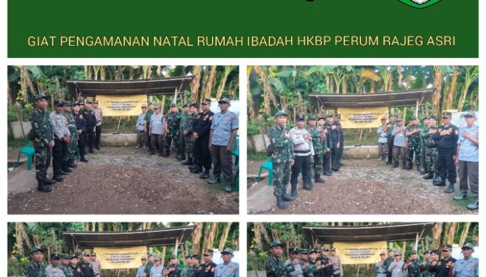 Komandan Bakorkomwil Kodim 0510/TRS Pimpin Langsung Anggotanya dalam Pengamanan Natal di Sejumlah Gereja