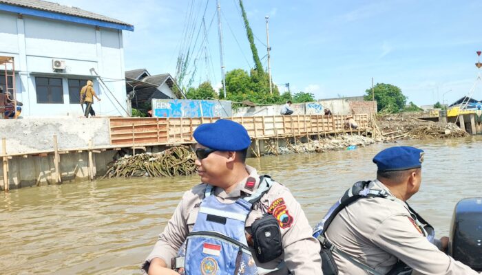 Alur Sungai Silugonggo Disisir Polisi Air, Operasi Lilin Candi 2025 Pastikan Nelayan Juana Aman