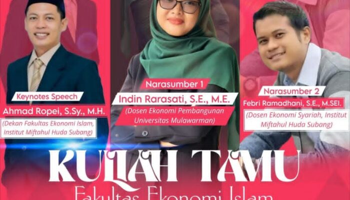 Fakultas Ekonomi Islam IMHS Gelar Kuliah Tamu Outlook Ekonomi 2026
