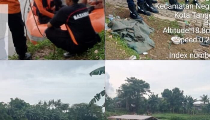 Anak Perempuan 4 Tahun Tenggelam di Sungai Cisadane, Tim SAR Lakukan Pencarian Intensif