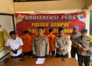 Polsek Gempol Ungkap Kasus Pengeroyokan, 4 Pelaku Diamankan 1 DPO