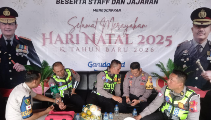 Polresta Pati Amankan Kesehatan Personel Saat Kunjungan Wakapolda Jateng di Operasi Lilin Candi 2025