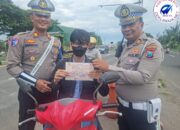 Tertibkan Pelanggar Rambu, Satlantas Polres Tanjung Perak Gelar Patroli Terpadu di Akses Vital Surabaya–Madura
