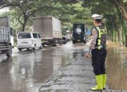 Pantura Pati–Juwana Tergenang Banjir, Satlantas Polresta Pati Berlakukan Rekayasa Lalu Lintas 24 Jam