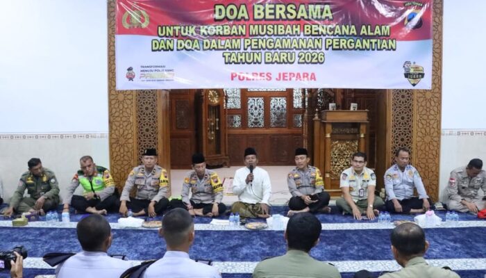 Polres Jepara Gelar Doa Bersama untuk Korban Bencana Sumatera dan Pengamanan Tahun Baru 2026