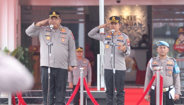 Sertijab Kapolres Pasuruan Berlangsung Khidmat, AKBP Harto Agung Resmi Pimpin Polres Pasuruan