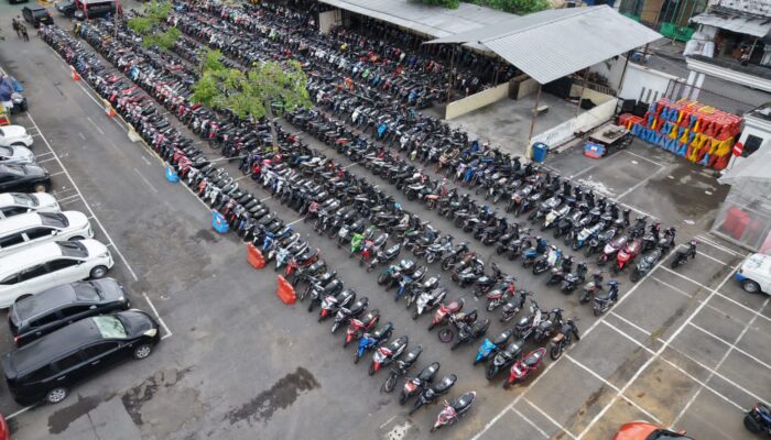 Gratis! Polrestabes Surabaya Siap Kembalikan Ratusan Motor Curian ke Pemiliknya di Bazar Ranmor