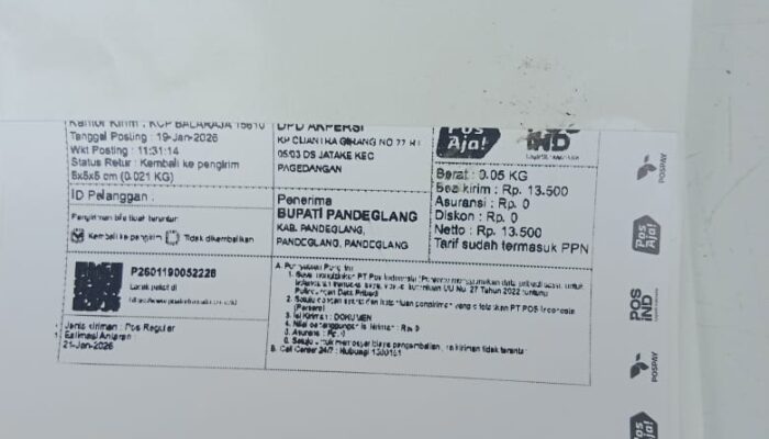 AKPERSI Banten Layangkan Surat ke Bupati Pandeglang, Dorong Perbaikan Pelayanan Publik