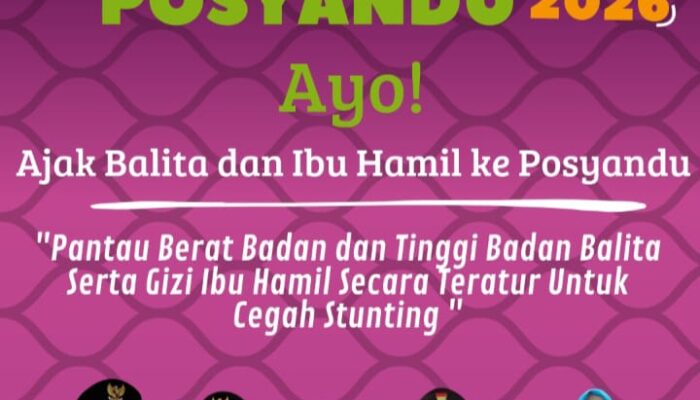 Camat Sukamulya Serukan Grebeg Posyandu 2026, Ajak Balita dan Ibu Hamil Periksa Secara Teratur Untuk Cegah Stunting