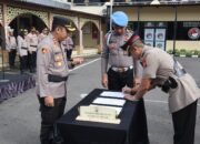 Polres Pelabuhan Tanjung Perak Gelar Sertijab, PJU dan Kapolsek Asemrowo Berganti