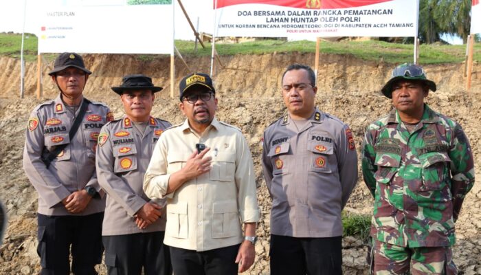 Kepala Staf Kepresidenan RI Berikan Apresiasi kepada Polri atas Pembangunan Hunian Tetap di Aceh Tamiang