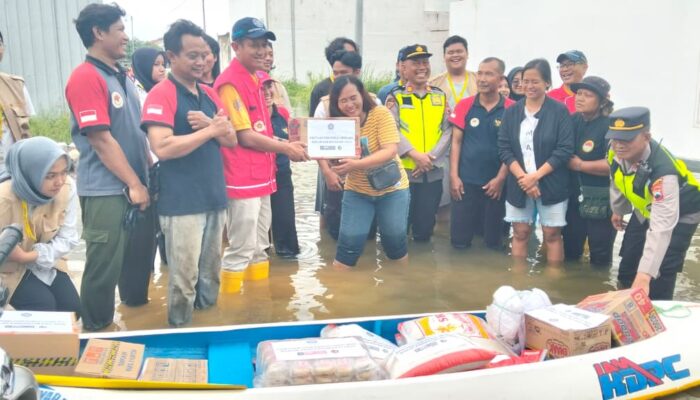 Polsek Juwana Dirikan Dapur Umum, Warga Korban Banjir: Terima Kasih Polisi Sudah Hadir