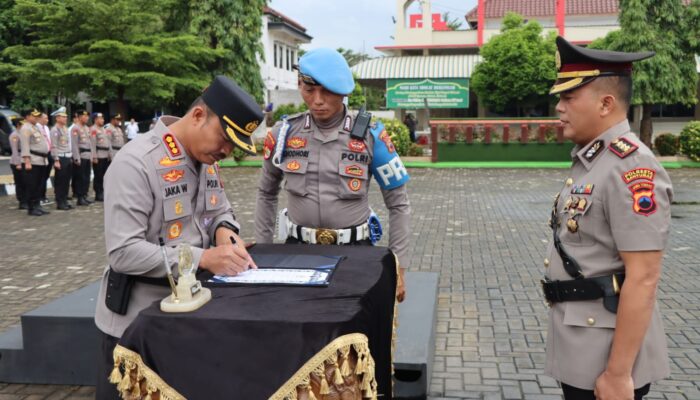 Penyerahan Jabatan Wakapolresta Pati, Ucapan Terima Kasih dari Kombes Pol Petrus