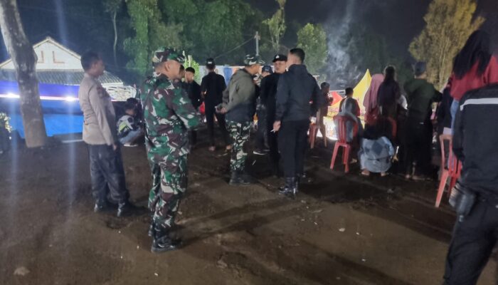 Patroli Wilayah, TNI-Polri Perkuat Keamanan Desa Tawangsari