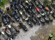 Polres Jember Amankan Sejumlah Ranmor Tak Sesuai Spektek Sering Balap Liar