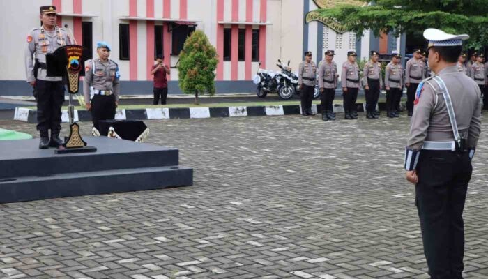 Apel Gelar Pasukan Ops Keselamatan Candi 2026 Digelar, Polresta Pati Tegaskan Komitmen Lalu Lintas Aman dan Humanis