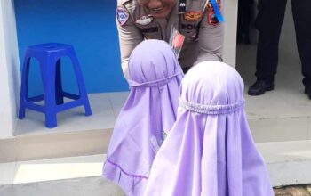 Satlantas Polresta Pati Sambut Kunjungan SD Hidayatullah, Tanamkan Keselamatan Lalu Lintas Sejak Dini
