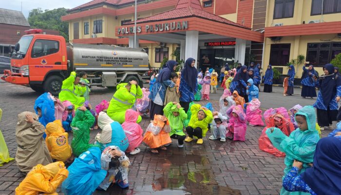 Satlantas Polres Pasuruan Gelar Polsanak, Ajarkan Anak Tertib Lalu Lintas Sejak Dini