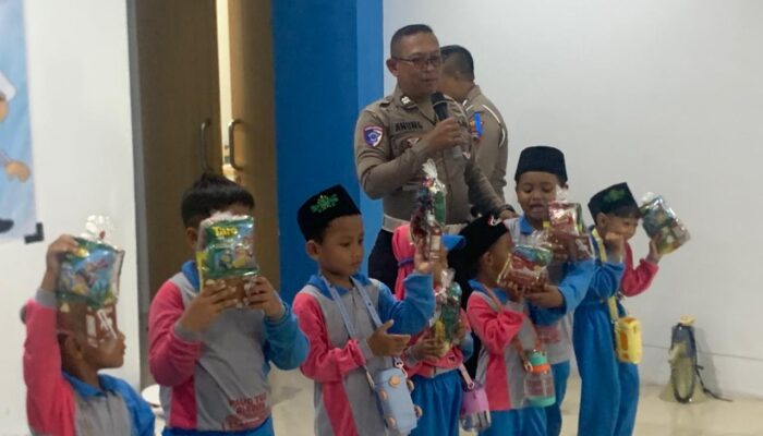 Polisi Sahabat Anak, Satlantas Polresta Pati Tanamkan Budaya Tertib Lalu Lintas Sejak Usia Dini