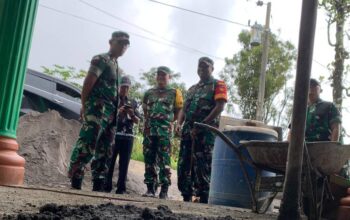 Tim Wasev Tinjau Langsung Sasaran TMMD 127 Kodim Wonogiri Desa Kembang